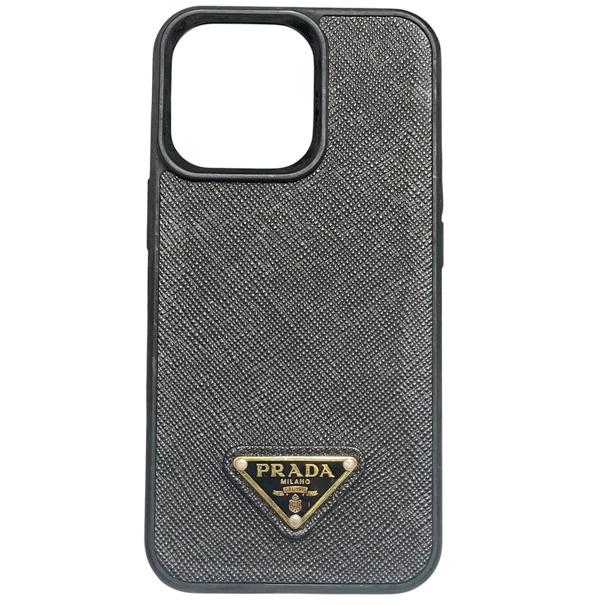 【新品】PRADA プラダ iPhone13pro サフィアーノレザー 黒 中古C】PRADA iPhone 13 PRO サフィアーノ 黒 - メルカリ