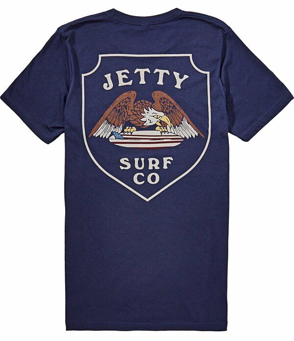ジェッティ メンズ トップス シャツ JETTY Soar Short Sleeve TShirt Navy ネイビー 9,706円