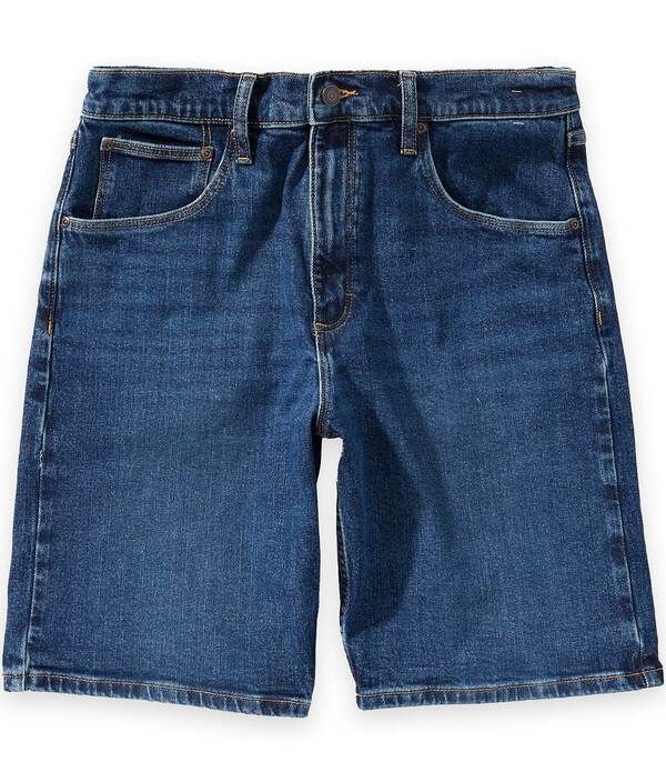 ラングラー メンズ ボトムス ハーフパンツ・ショーツ ショートパンツ デニム WranglerR Free To Stretch Denim 10 12 Inseam Shorts York デニム