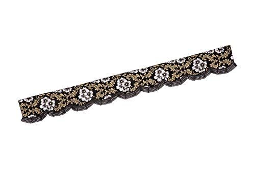 ミヤビ トラック用品 トラック用カーテン フロントカーテン 桜 ブラック フレンジ:ブラック サイズ:L(2200mm) MFC-SA-BKLts