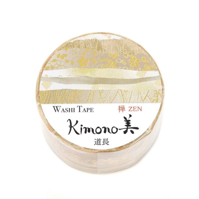 【新品・3営業日で発送】カミイソ産商 【2025年新作】Kimono美 マスキングテープ 道長(みちなが) 25mm×5m巻【和柄】 (GR3068)【入数:20】
