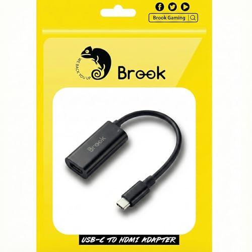 Brook USB-C to HDMI アダプター 2026年版 4K 60Hz対応 100W PD充電 USB Type-C to HDMI 変換アダプター Switch Switch 2 Steam Deck ROG Ally ノートPC 33ec5e42