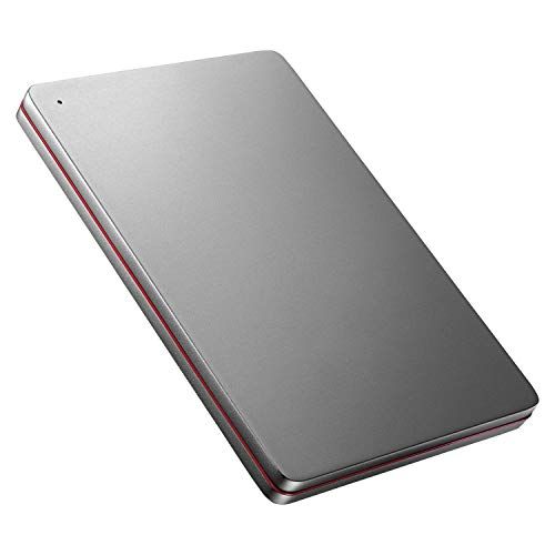 アイ・オー・データ 外付けHDD ハードディスク 2TB ポータブル カクうす アルミボディ 超薄型 mac Time Machine対応 日本製 HDPX-UTS2Kt