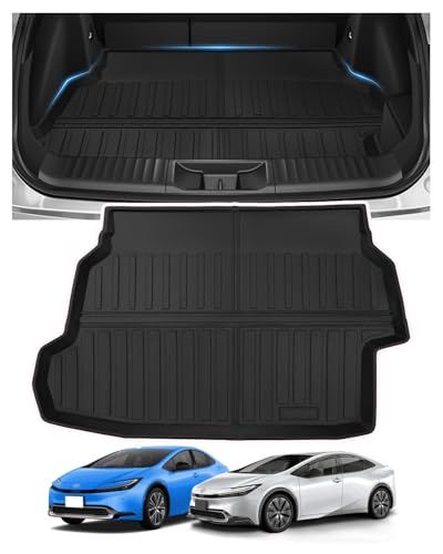 トランクマットに適合する新型 プリウス 60系 ラゲッジマット60トランクマット 3D ラゲージトレイ60系カーゴマット TPE素材 2023年1月-現行 プリウス 60 ラゲッジマット カスタムパーツ 純正交換 車種専用設計 耐汚れ 防水 f25a7545