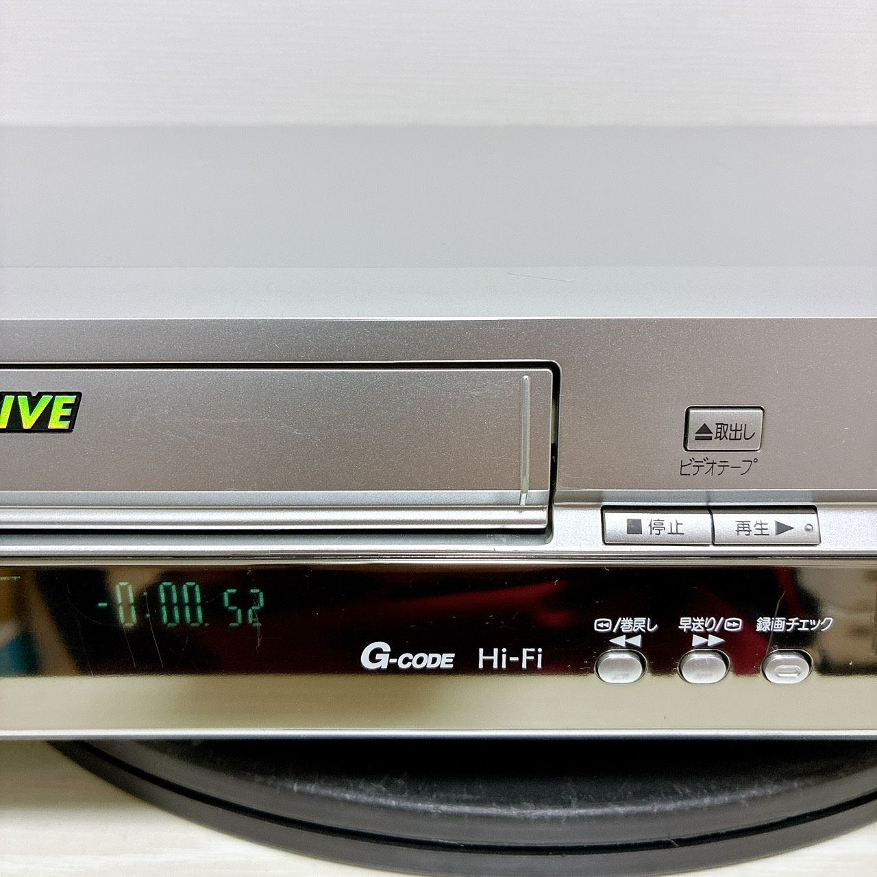 整備済】Panasonic パナソニック NV-VHD1 VHS DVD一体型プレーヤー 