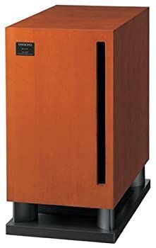 中古】ONKYO アンプ内蔵サブウーファーシステム 75W SL-207(D) /木目