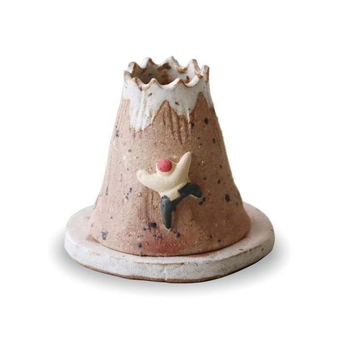【新品・5営業日で発送】アワサカ メーカー取寄 クライミング火山 お香立て(簡易箱) 日本製 美濃焼 食器 陶器 (-)【入数:60】