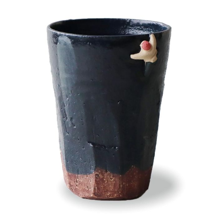 【新品・5営業日で発送】アワサカ メーカー取寄 クライミング ビアカップ夏(簡易箱) 日本製 美濃焼 食器 陶器 (-)【入数:48】