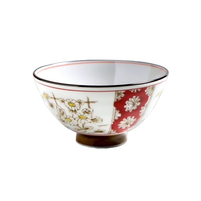 【新品・5営業日で発送】アワサカ メーカー取寄 ジャポニカ菊花 茶碗 日本製 美濃焼 食器 陶器 (-)【入数:40】 14,844円