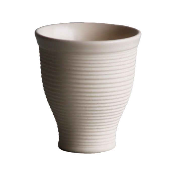 【新品・5営業日で発送】アワサカ メーカー取寄 千段 酒々 白X白土 日本製 美濃焼 食器 陶器 (-)【入数:40】