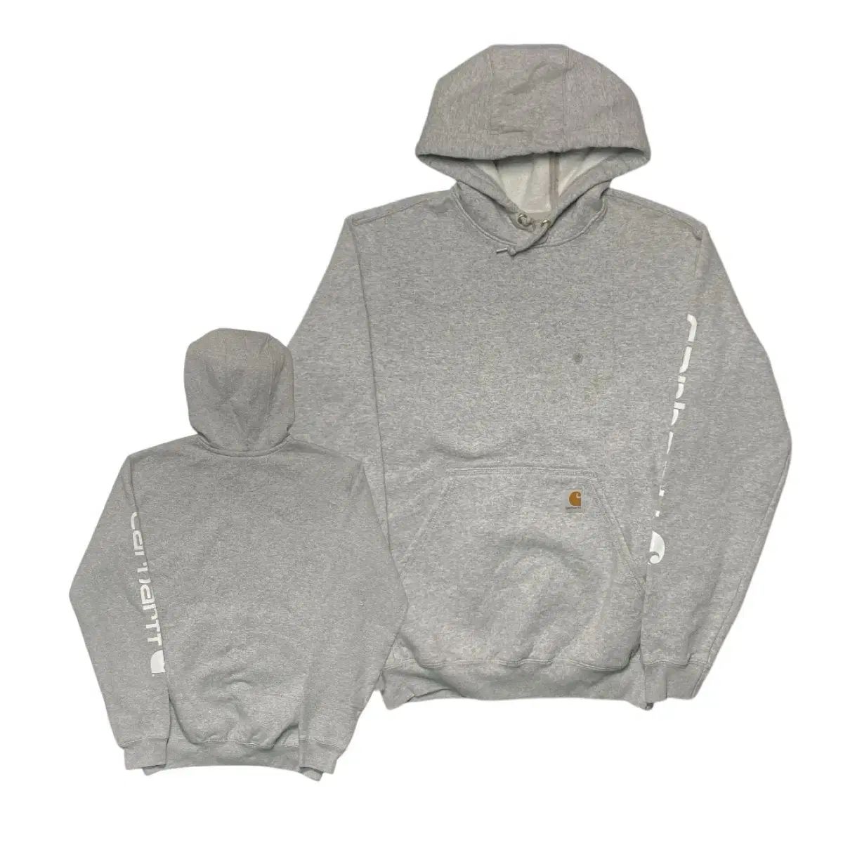 カーハート グレー 起毛 WHO Tシャツ S