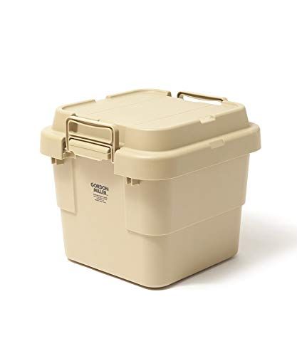 GORDON MILLER スタッキング トランクカーゴ 30L 収納ボックス 大容量 蓋付き 座れる 積み重ね フラット コヨーテベージュ 01628752(沖縄・離島の方発送不可）) 9fa9aab4