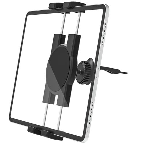 【2026最新進化クリップ&最強の安定】Phichy タブレットホルダー 車 車載ホルダー クリップ式 エアコン吹き出し口 タブレットスタンド エアコン吹き出し口 車 タブレットスタンド 取付簡単 車載ホルダー 360度調整 タブレット ホル d7daff6a
