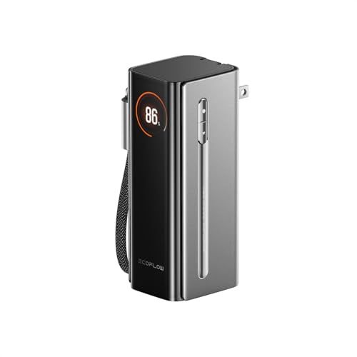 ☆新品☆EcoFlow RAPID Pro 3-in-1 10000mAh 67W【急速充電/+折りたたみ式ACプラグ+USB-Cケーブル一台三役/大容量/２台同時充電/コンパクト設計/残量表示/過熱防止/iPhone、Android、PC、 27be664c