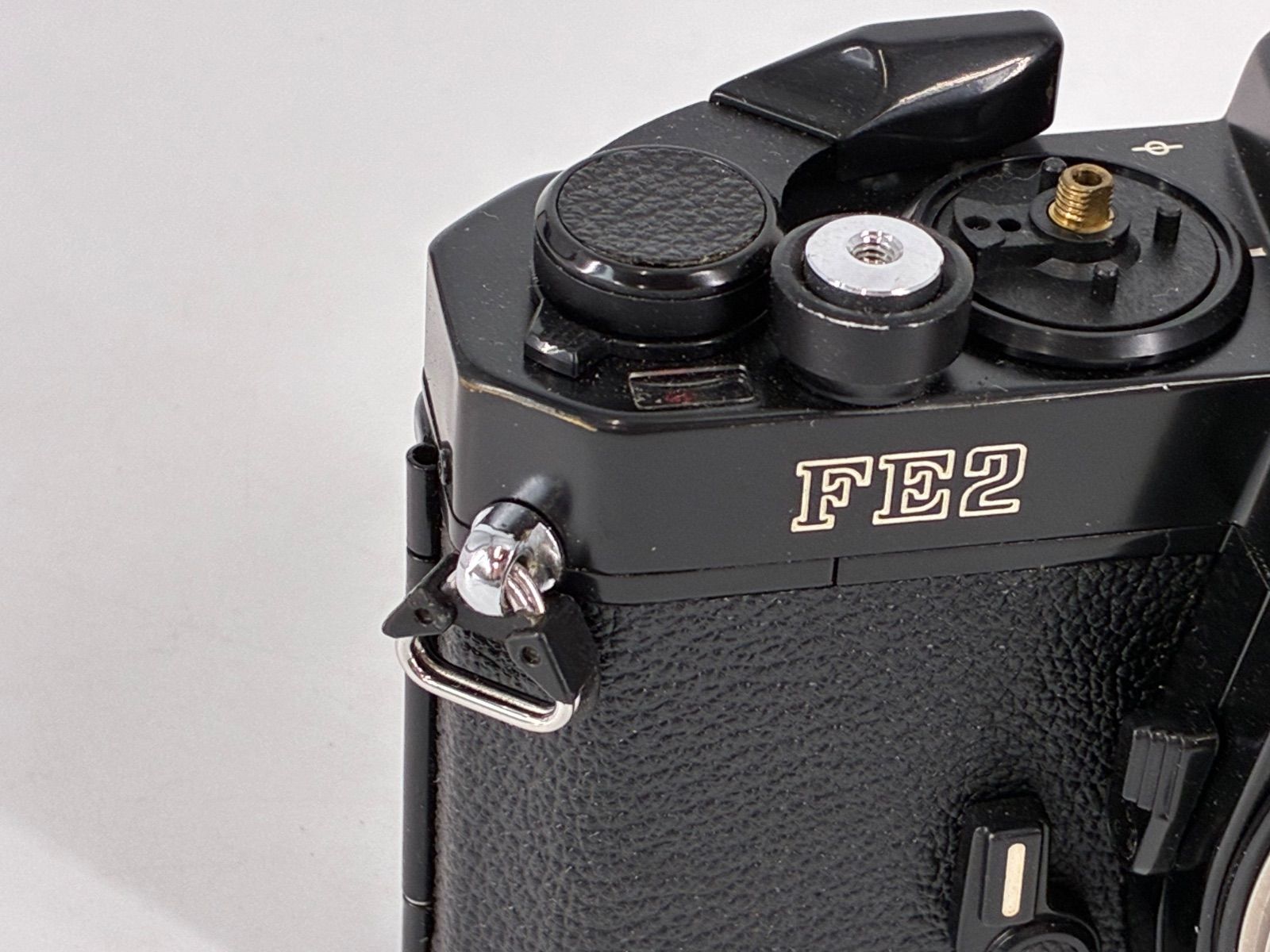 509-002 【ニコン Nikon FE2 動作未確認 ジャンク品】黒 フィルム