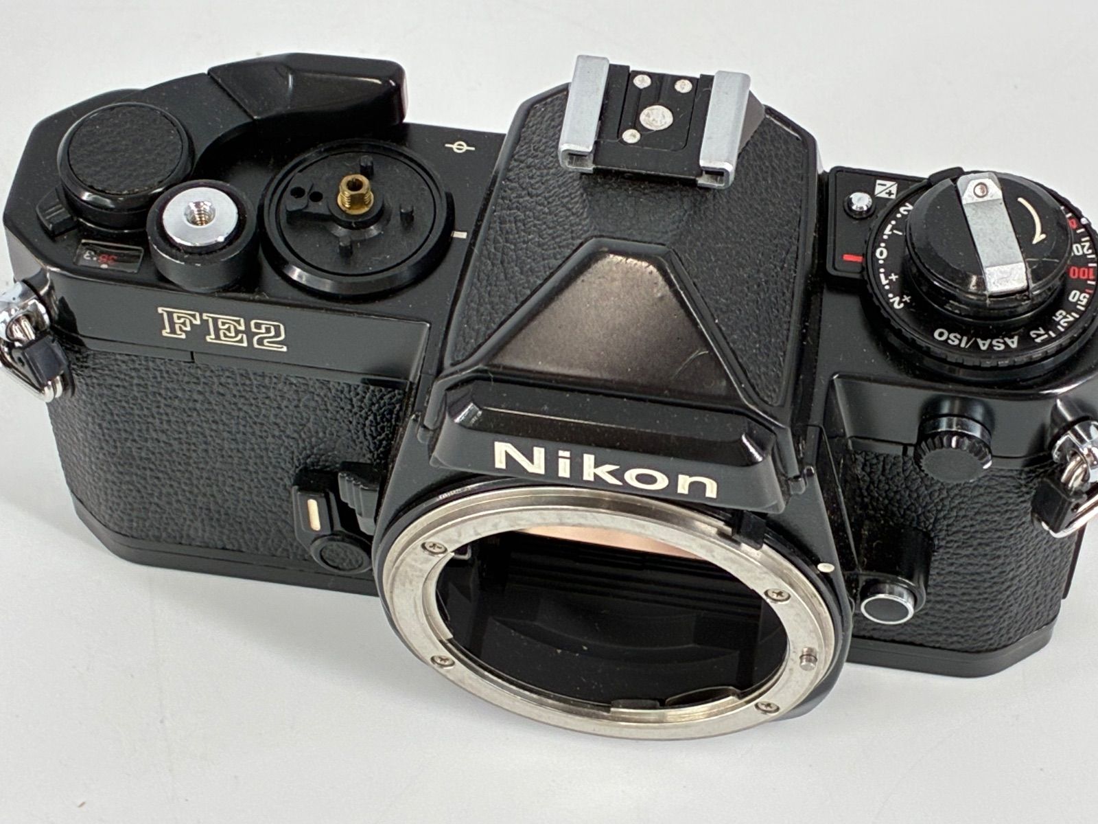 509-002 【ニコン Nikon FE2 動作未確認 ジャンク品】黒 フィルム