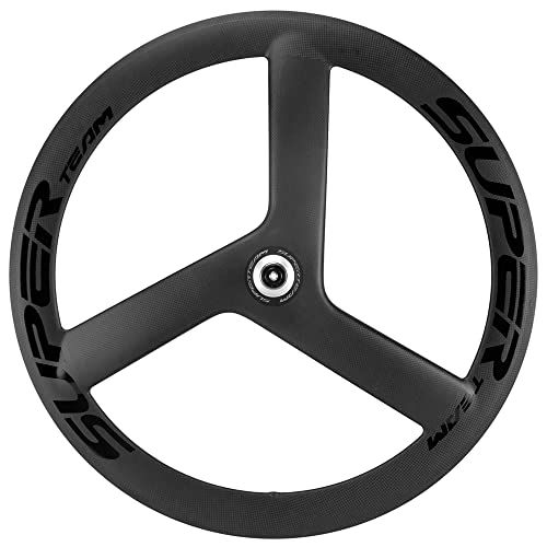 SUPERTEAM 56mmリムデプスカーボンファイバーフロントホイール23mmリム幅700cクリンチャートライスポーク/ a53b618d