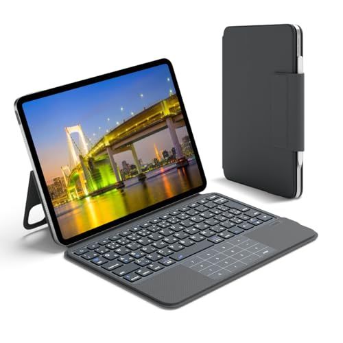 【業界革新版】 Ewin iPad Air M4/M3/M2 第4/5世代 10.9/11インチ キーボード付きケース 軽量 420g 標準JIS日本語配列 iPad Pro 11インチ 第1/2/3/4世代対応 横/縦置き 磁気吸着 一体型 f4c8f343