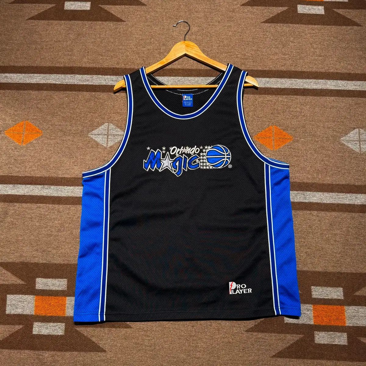 NBA　オーランドマジック　バスケットボール　ゲームジャージ　タンクトップ　L 90s NBA プロプレイヤー オーランドマジック ジャージ L size:XL