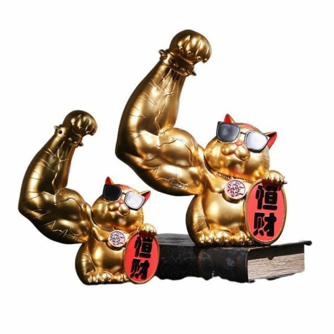 置物 置き物 インテリア 猫 キャット 動物 サングラス 装飾 装飾品 彫刻 像 玄関 リビング リビングルーム 寝室 ベットルーム デスク 机 卓上