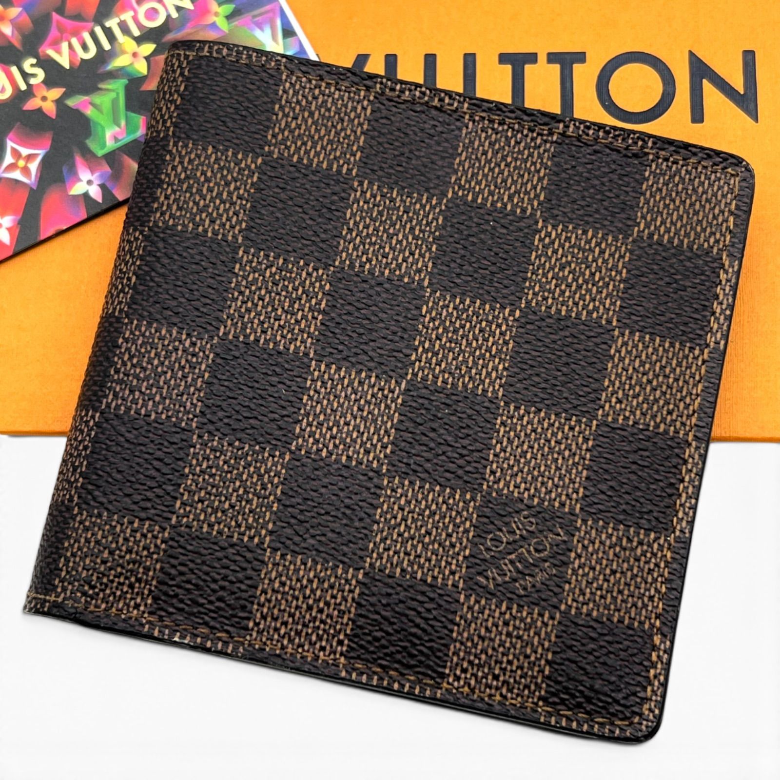 LOUISVUITTONルイヴィトン二つ折りダミエ財布ポルトフォイユマルコ LOUIS VUITTON ルイヴィトン ダミエ ポルトフォイユ マルコ 二 Louis
