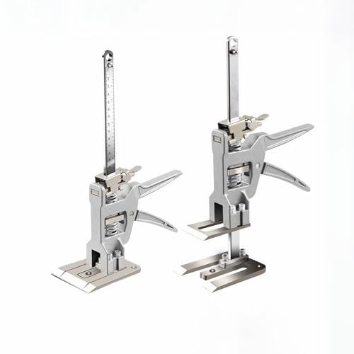 ジャッキスタンド 2個セット 全金属製 ジャッキアップ 定規付 高さ調整可能 耐荷重200kg ハンドリフティングツール 家具移動/DIY作業用 リフト装置 窓取り付け・タイル調整対応ts 114af0bf