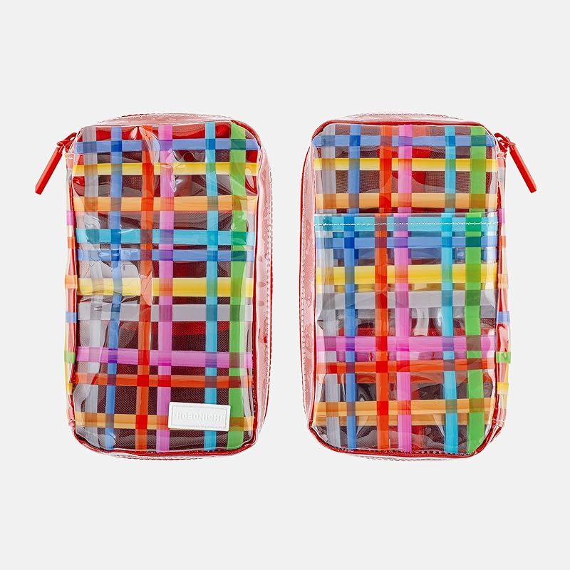 【新品】 ほぼ日 ちいさいひきだしポーチ とうめいチェック 1
