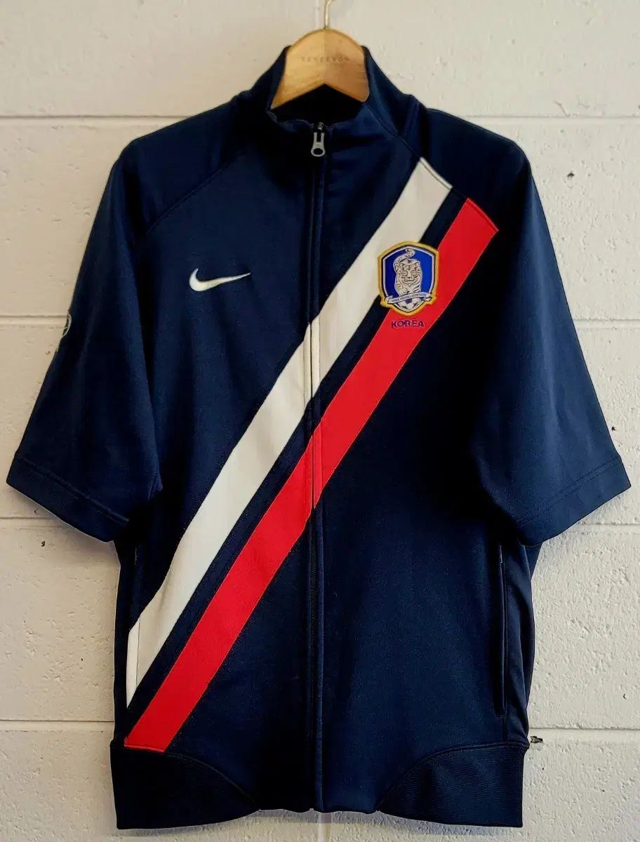 NIKE 06-08 韓国国家代表チーム ニット ウォームアップ 半袖ジャケット