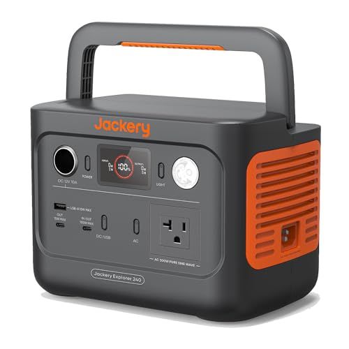 Jackery ポータブル電源 240 240Wh 定格出力200W 瞬間最大400Wt