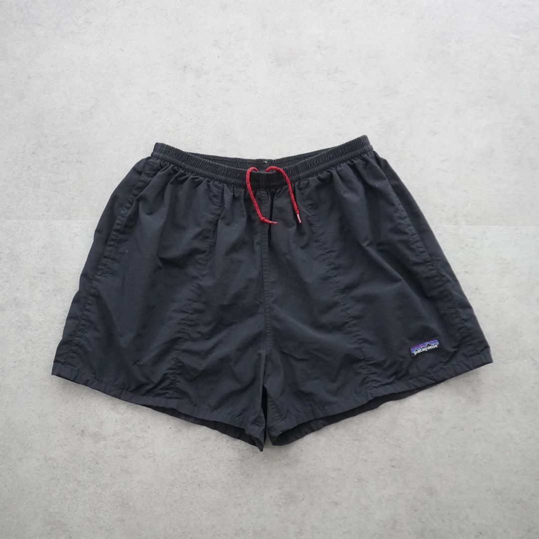 patagonia パタゴニア バギーズショーツ 5インチ ブラック 黒 2000年製 00s 00's M ナイロンショートパンツ 古着