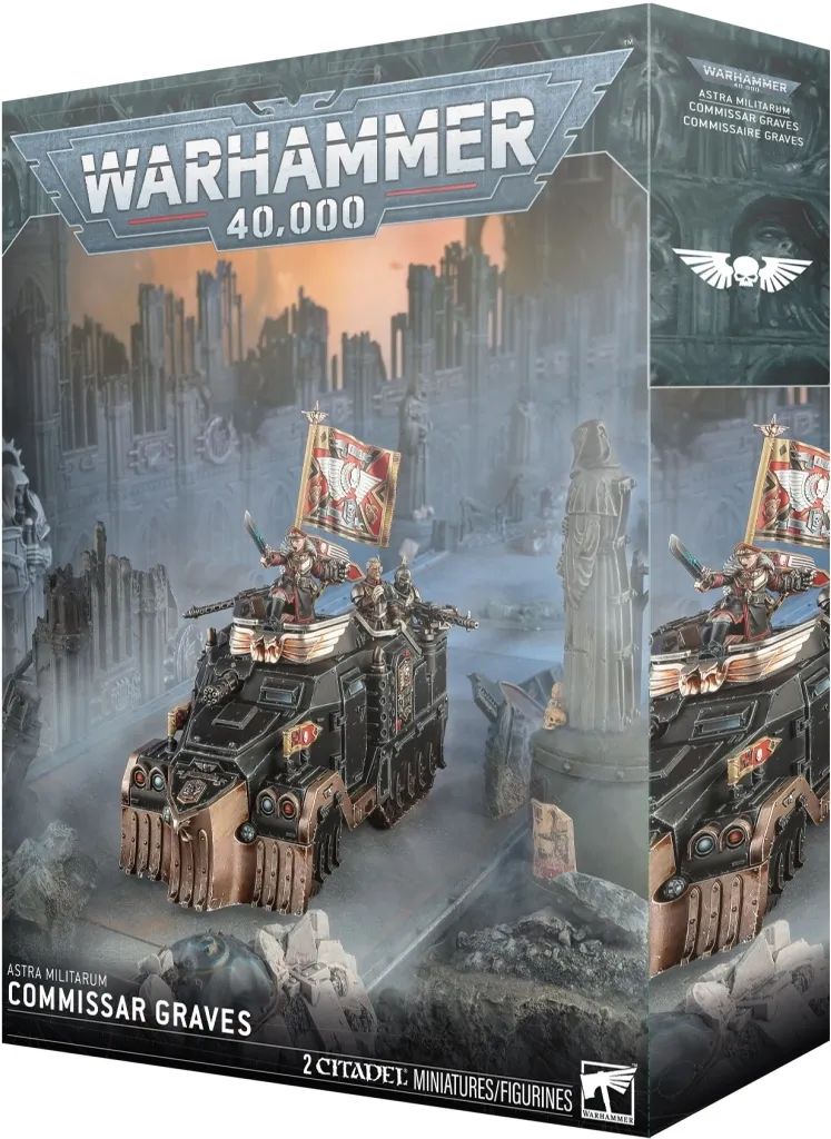 【中古】ミニチュアゲーム アストラ・ミリタルム： 政治将校グレイヴス 「ウォーハンマー40000」 (Astra Militarum： Commissar Graves) [47-58]