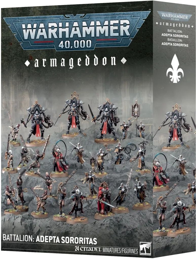 【新品】ミニチュアゲーム アルマゲドン・バタリオン： アデプタ・ソロリタス 「ウォーハンマー40000」 (Armageddon Battalion： Adepta Sororitas) [52-65]