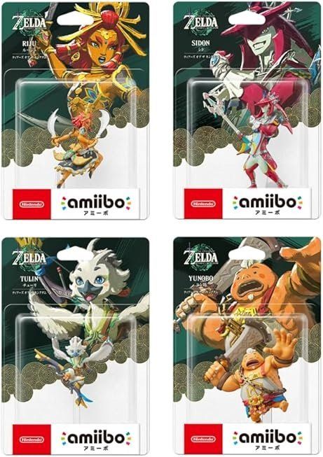 amiiboルージュ+シド+チューリ+ユン坊 ティアーズ オブ ザ キングダム amiibo 4種セット ルージュ シド チューリ ユン坊【ティアーズ オブ ザ