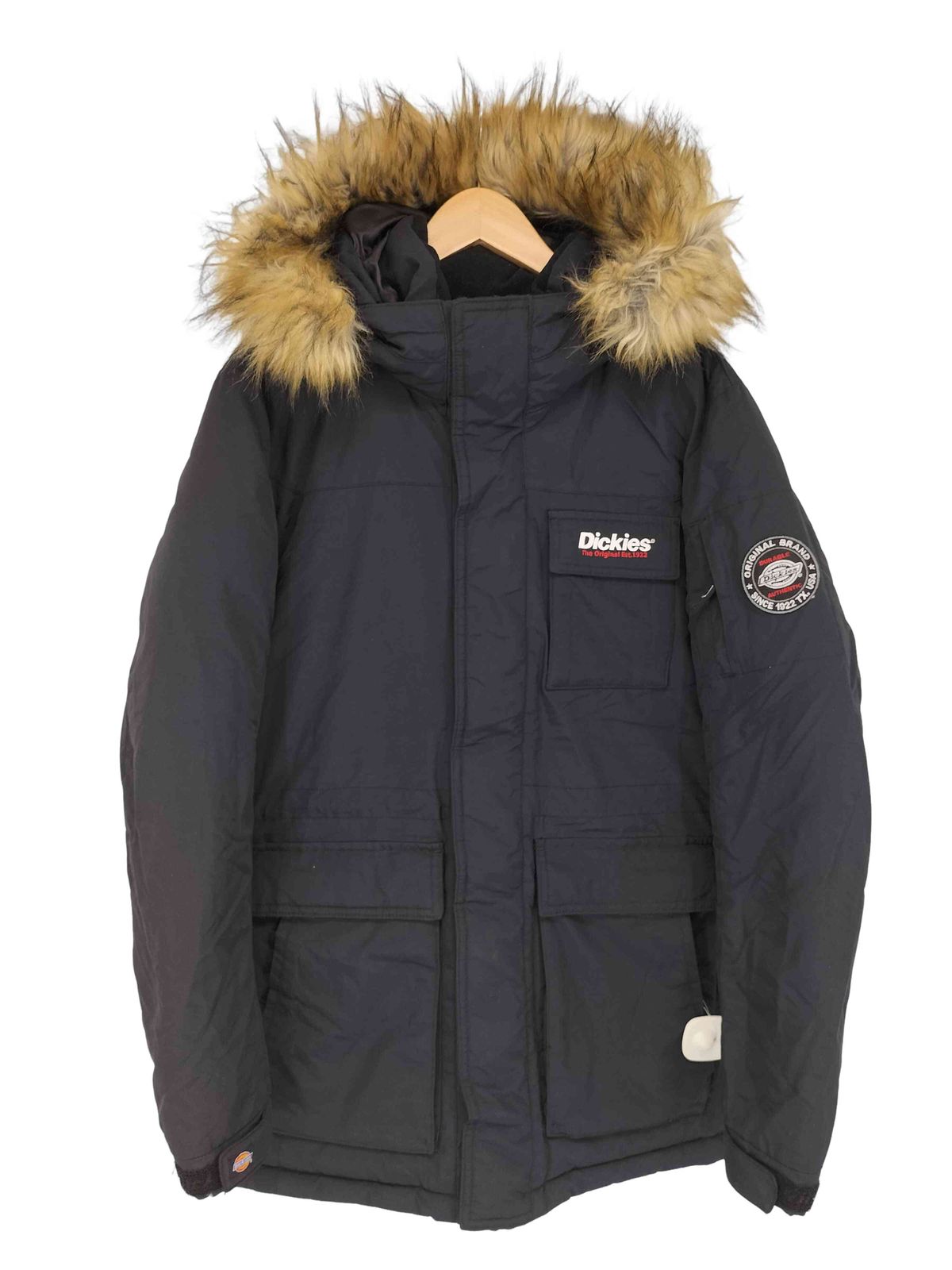 ディッキーズ Dickies ファー付き 中綿 ジップアップジャケット メンズ S-M