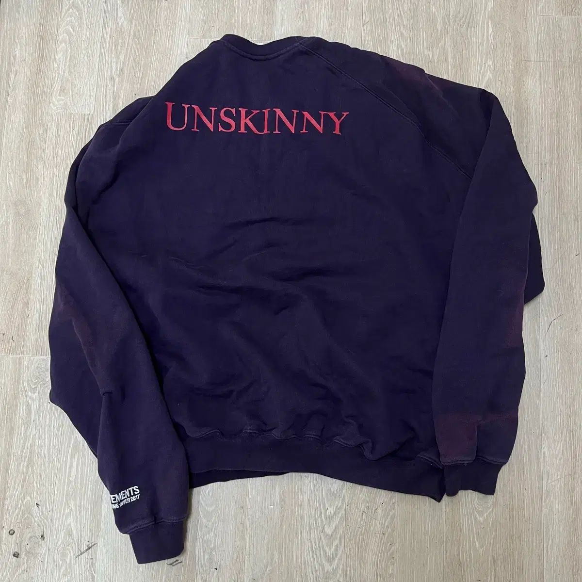 VETEMENTS ヴェトモン 2017 FW Unskinny スウェットスウェット L/100