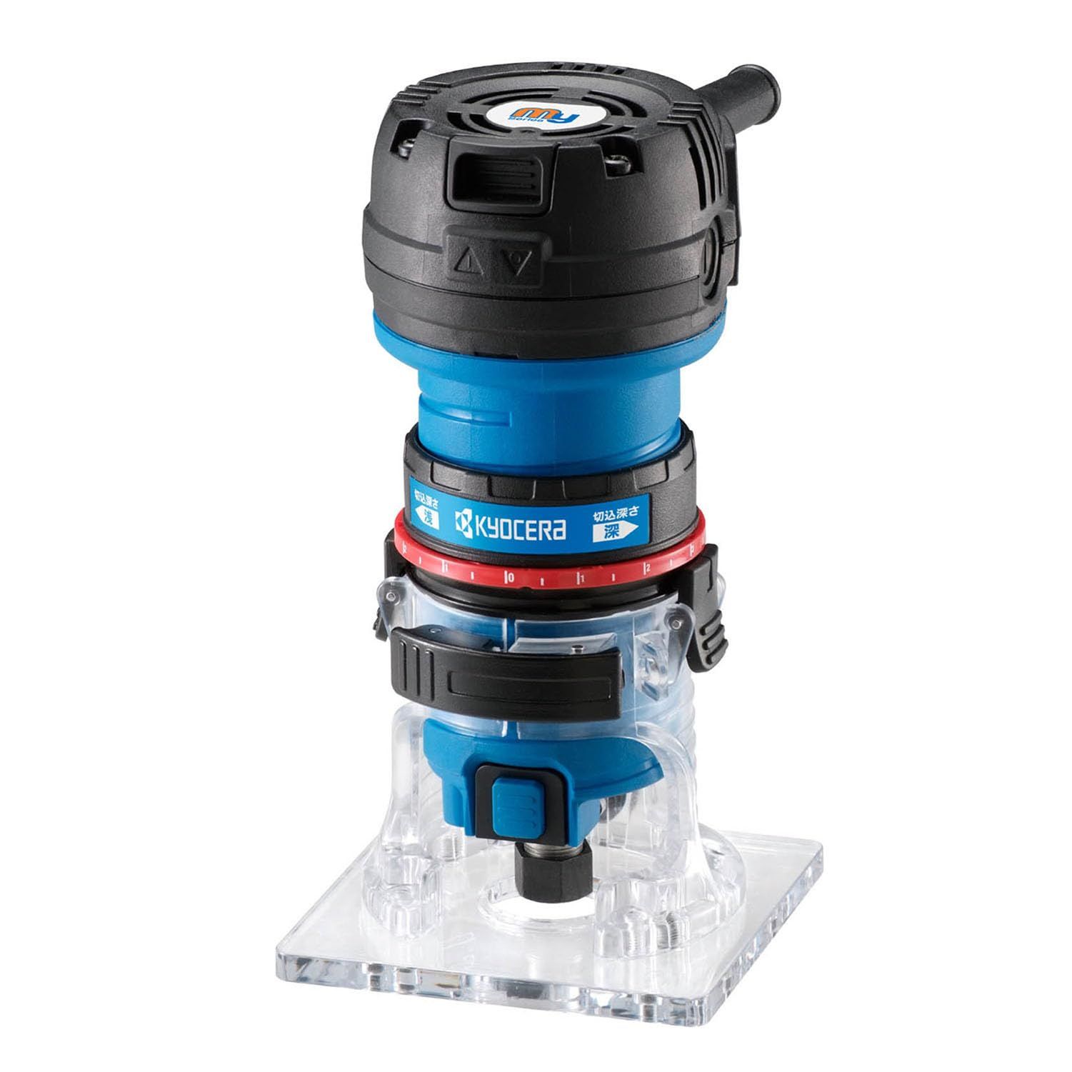 京セラ(Kyocera) 旧リョービ トリマ MTR-42 軸径6mm 628618A 側面コード 【軽量(1.1?)&簡単切込深さ調整で初心者でも使える】t