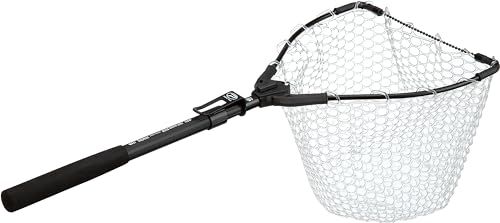 プロックス(PROX) ワンハンドフリップネット ラバー/ラバーコート PX442 折りたたみ式ランディングネット 超コンパクトpms 93b10bb4