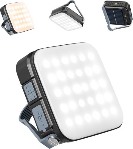 Quntis LEDランタン 1000LM 超高輝度 4000mAh充電式 48時間連続点灯 3段階明るさ調整 4色温調節 ソーラー充電対応 IPX6防水 キャンプランタン アウトドア 防災 停電対策 釣り用ライト 非常灯 USB充電ランタン 3d605971