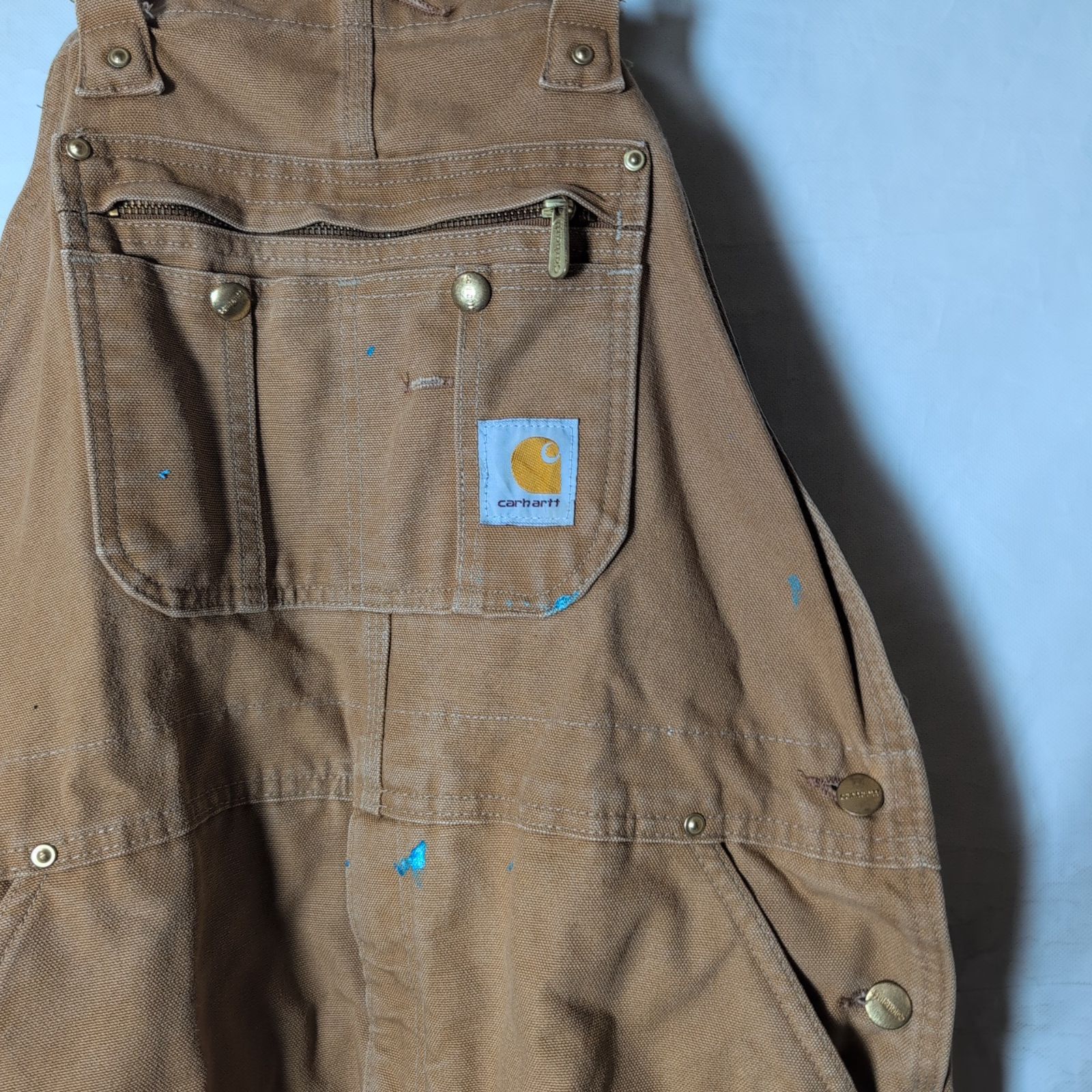 【Carhartt/カーハート】ダック ダブルニー サロペット つなぎ e669 Carhartt/カーハート】ダック ダブルニー サロペット つなぎ f682 huyu