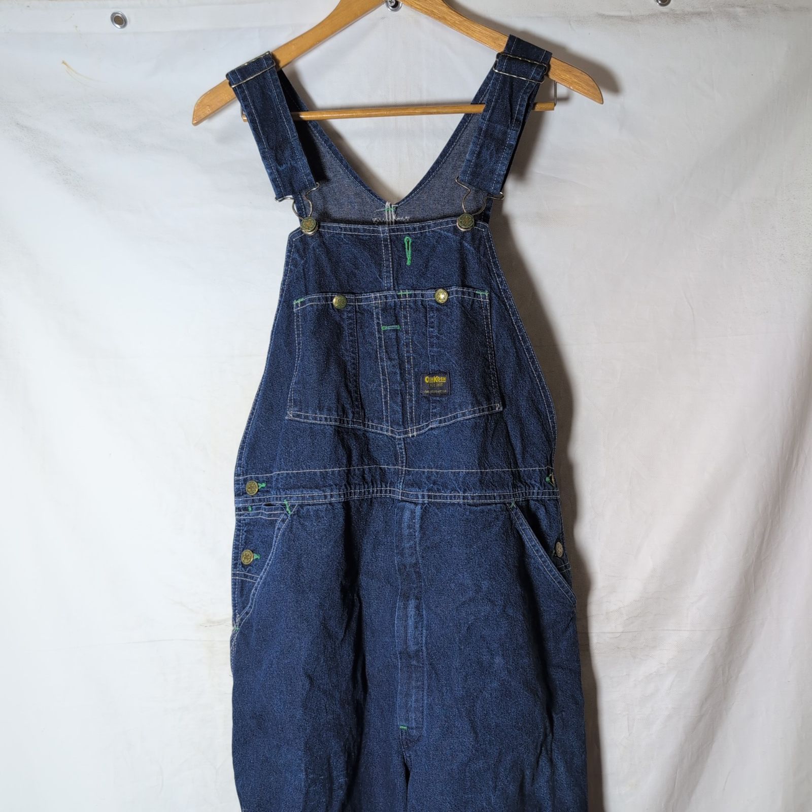 【OSHKOSH/オシュコシュ】USA製 デニム サロペット つなぎ f