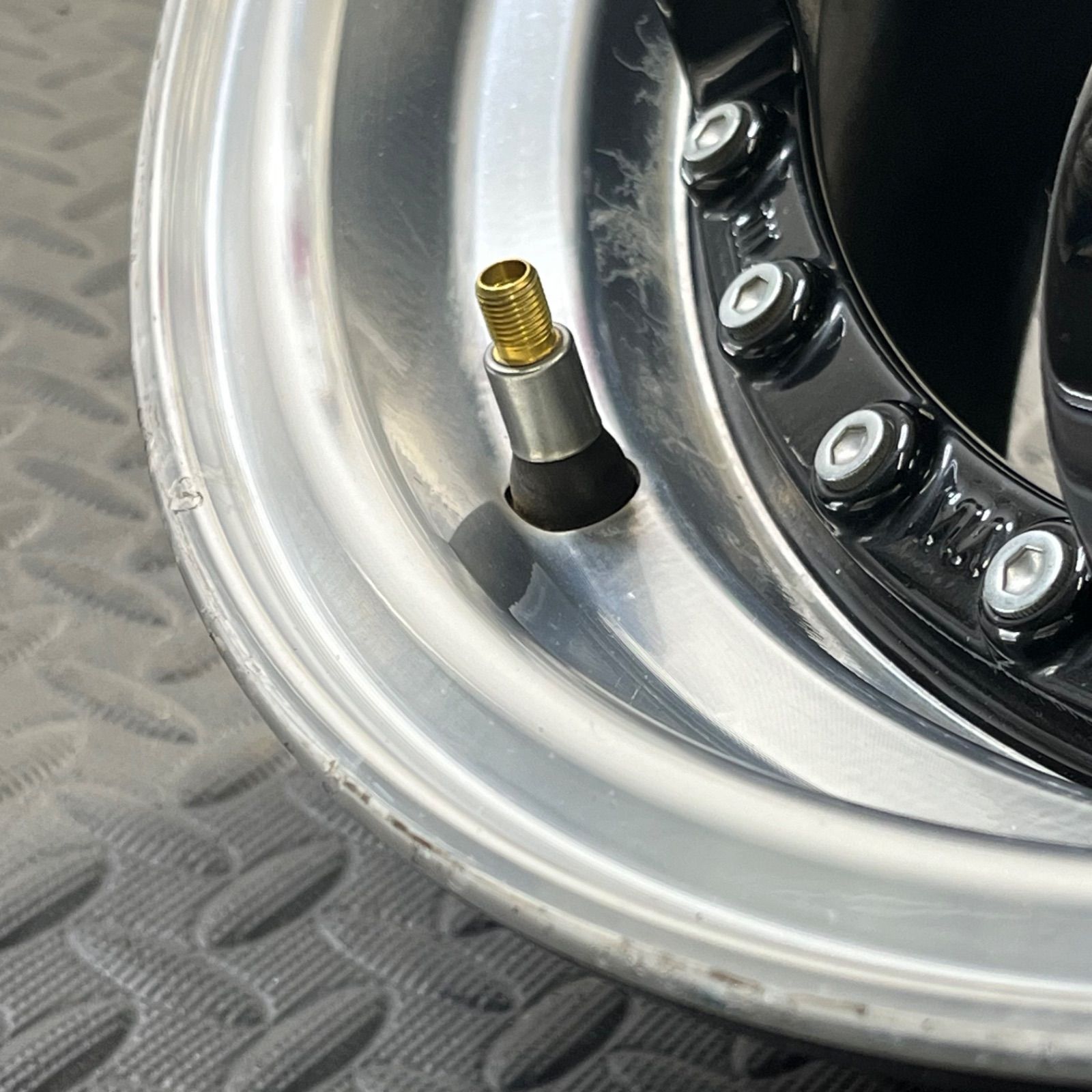 深リム！ ステルスレーシング K35 17×6J+45 PCD100/4H 2段リム