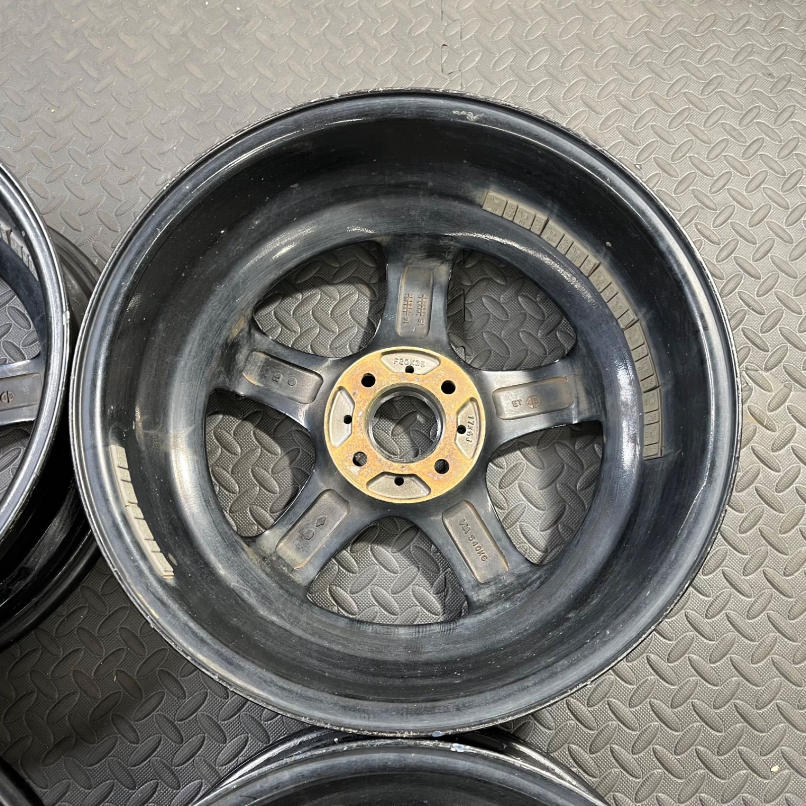 深リム　軽四 17インチ　6j ステルスレーシング K35 新品タイヤ２本おまけ 深リム！ ステルスレーシング K35 17×6J+45 PCD100/4H 2段リム