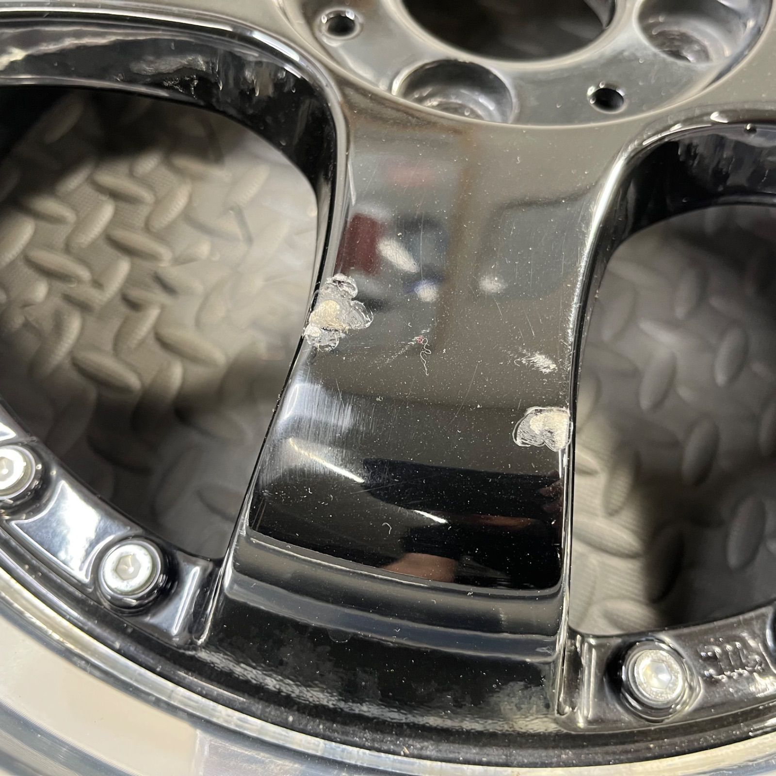 深リム！ ステルスレーシング K35 17×6J+45 PCD100/4H 2段リム