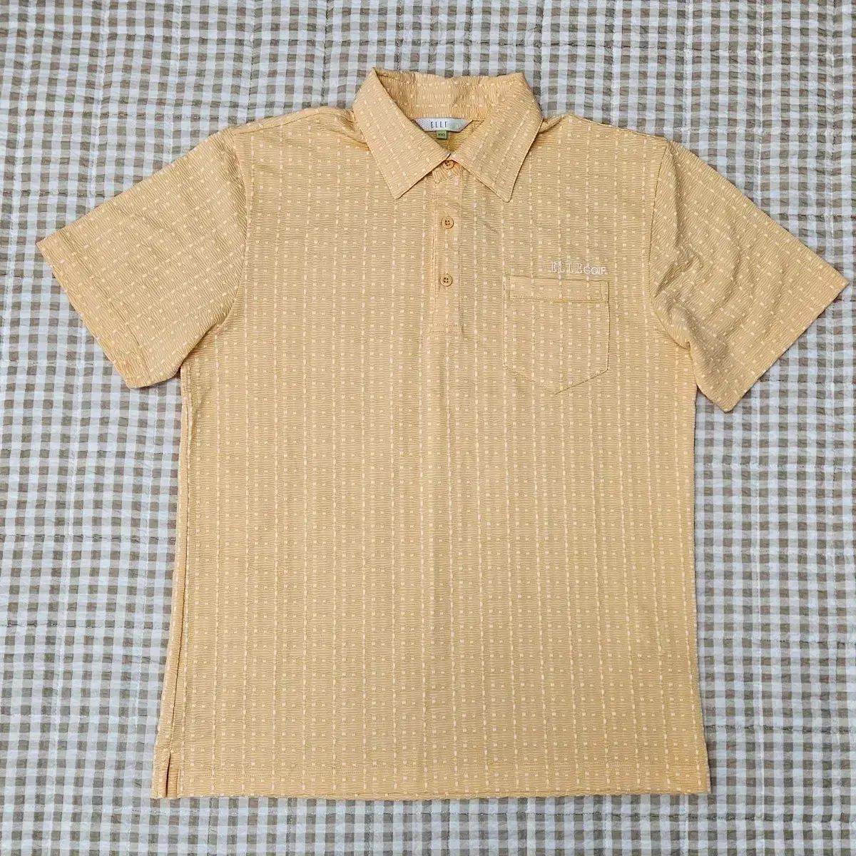 ELLEゴルフウェア半袖カラーTシャツ メンズ100サイズ