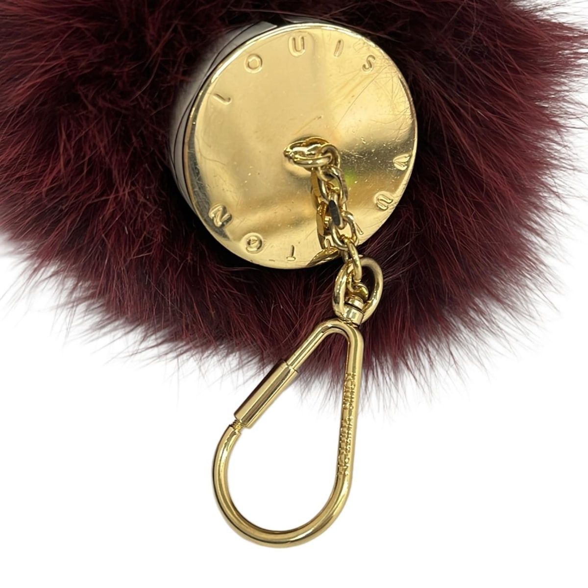 LOUIS VUITTON(ルイヴィトン) キーホルダー(チャーム)美品 ファジーV