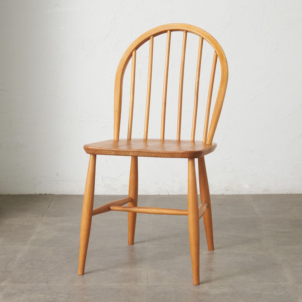 ercol フープバックチェア アーコール 英国 ヴィンテージ ウィンザー ダイニングチェア 曲木 椅子 エルム イギリス 木製 ブナ 89444 28,050円