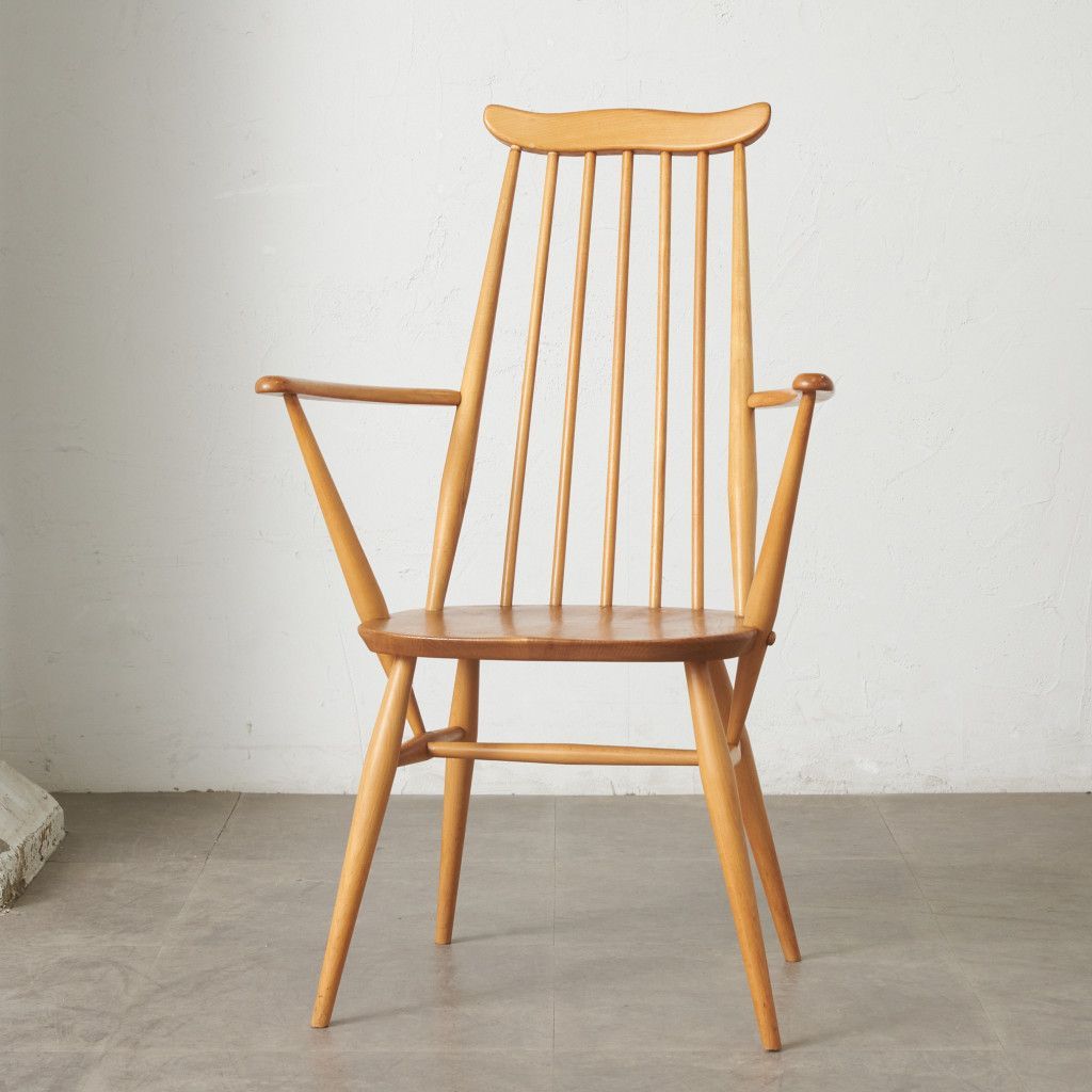 ERCOL ゴールドスミスチェア 英国 ヴィンテージ アームチェア ダイニングチェア ウィンザーチェア 椅子 イギリス アーコール 89483
