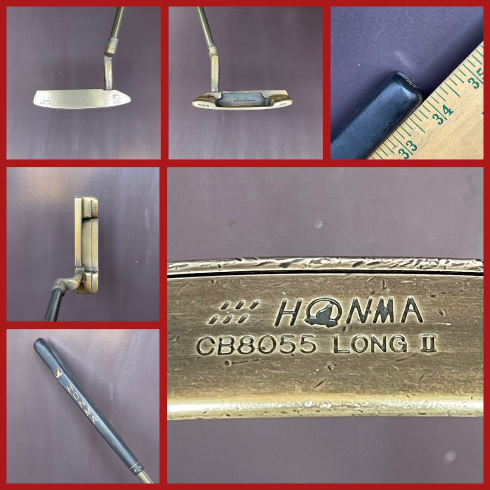 ★34インチ★本間パター再入荷★送料込み★57-0905-P11★HONMA★ホンマ★CB8055★LONG Ⅱ★希少★送料込み★名器★