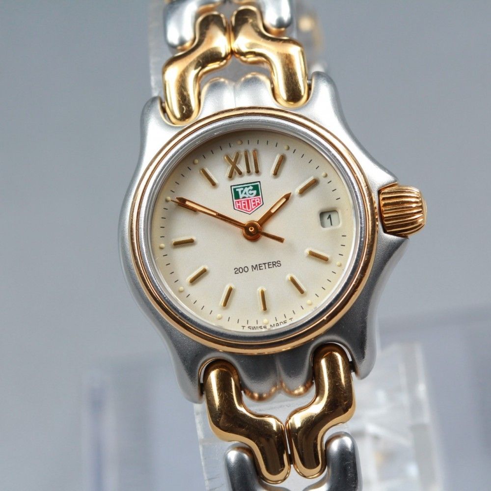 【稼働品】TAG Heuer スポーツ／エレガンス（セル） S05.008M クオーツ レディース #17155