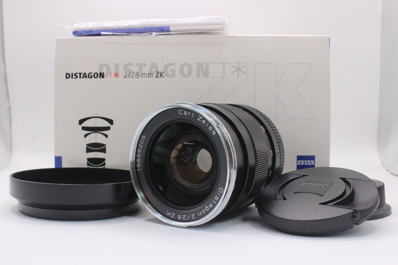 ★希少品★ カール・ツァイス CARL ZEISS DISTAGON T* 28mm F2 ZK ブラック #7821@e RO4536